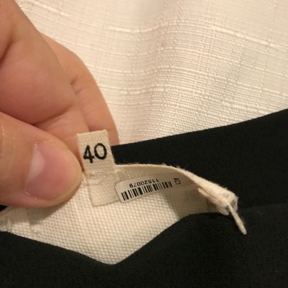 MAISON MARGIELA Long Asymmetric Crepe Dress In Black $1049  Us Size 4 - Picture 8 of 15